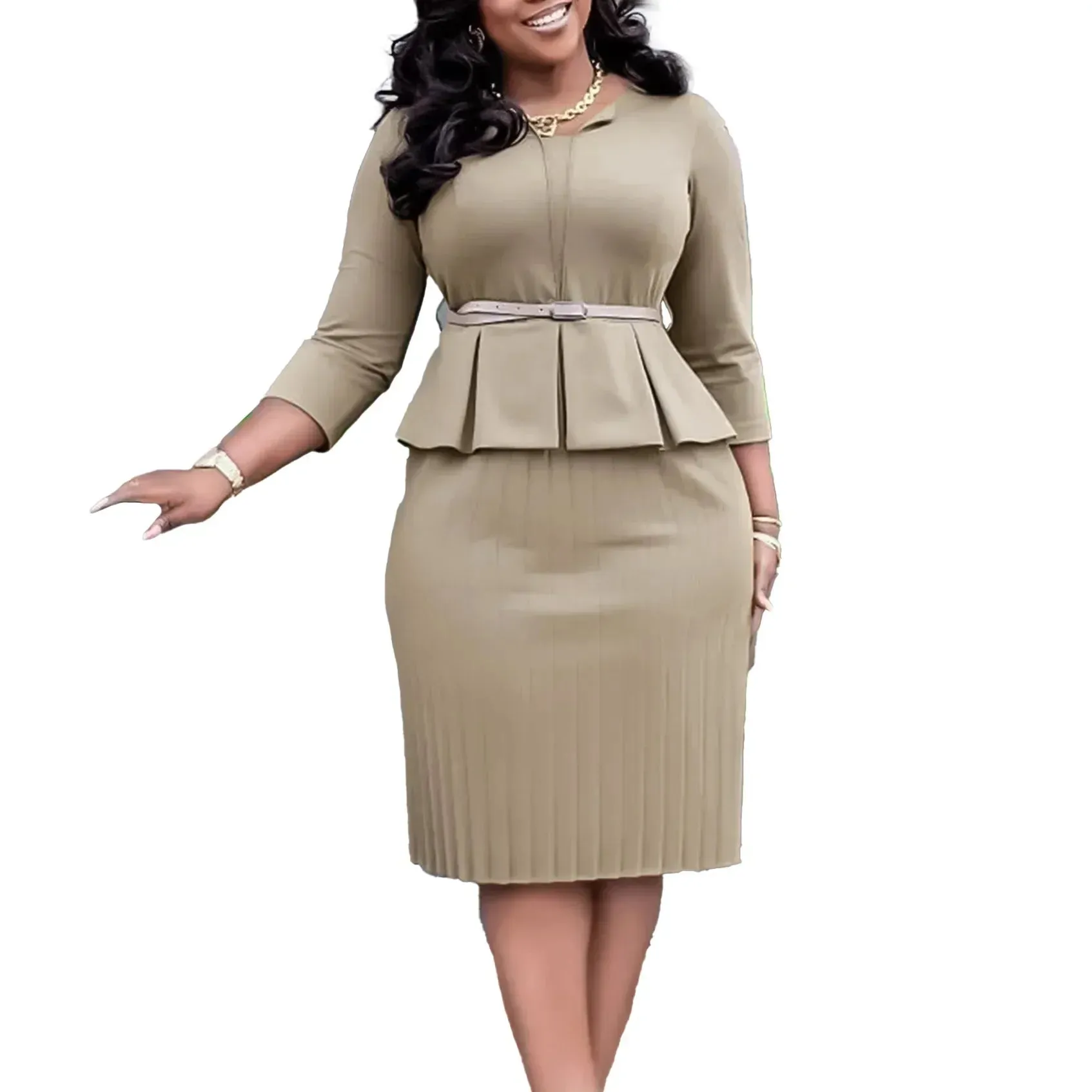 African-Style Women's Business Dress