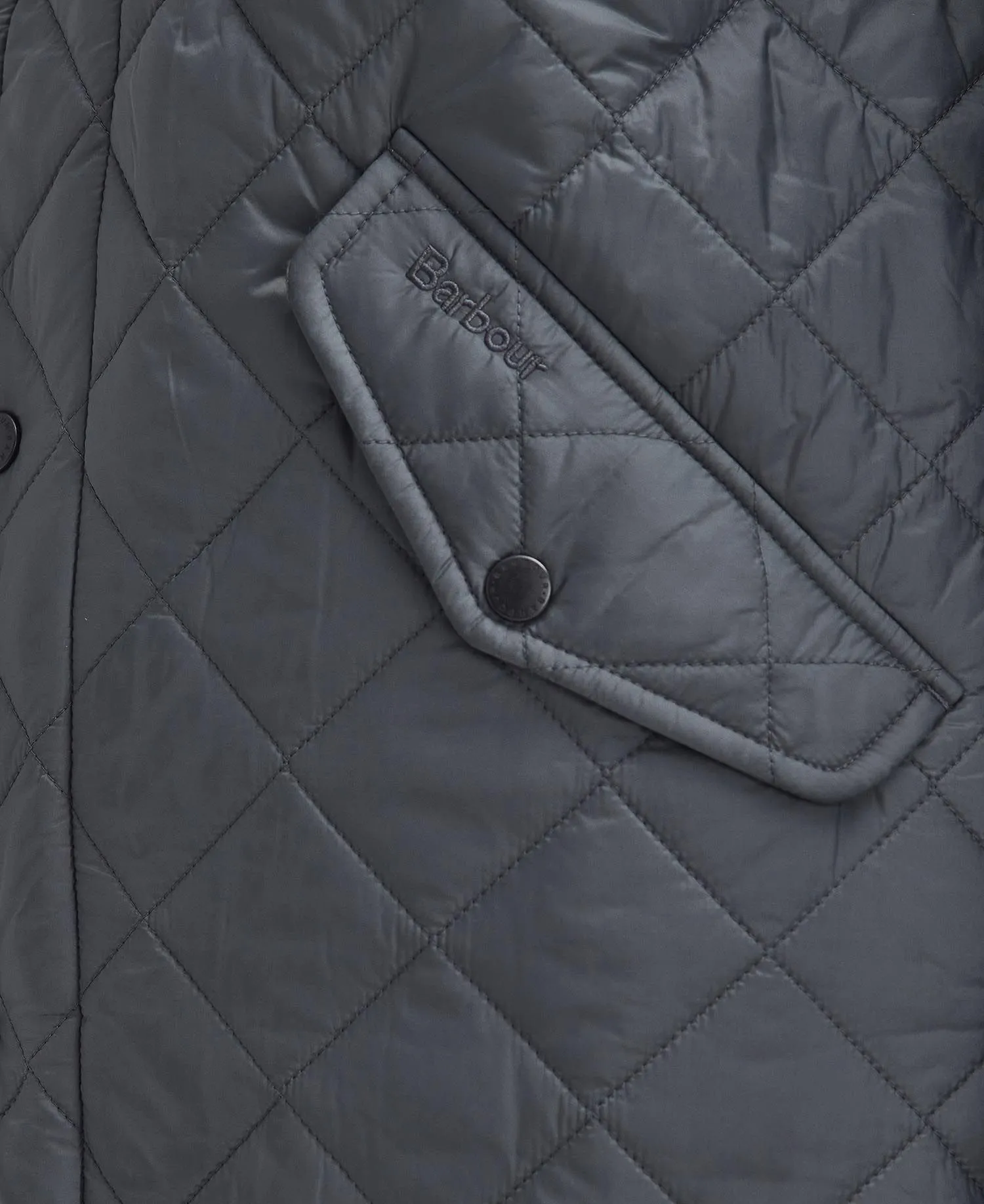 Barbour Men's Flyweight Chelsea Quilted Jacket Charcoal MQU0007 GY39