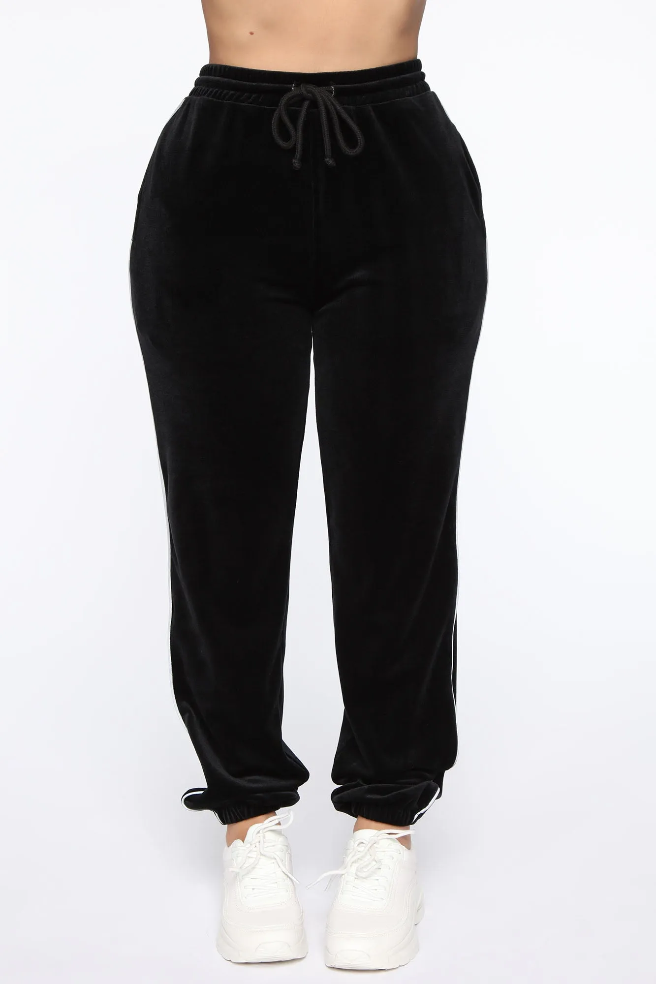 Big Softy Velour Active Jogger - Black