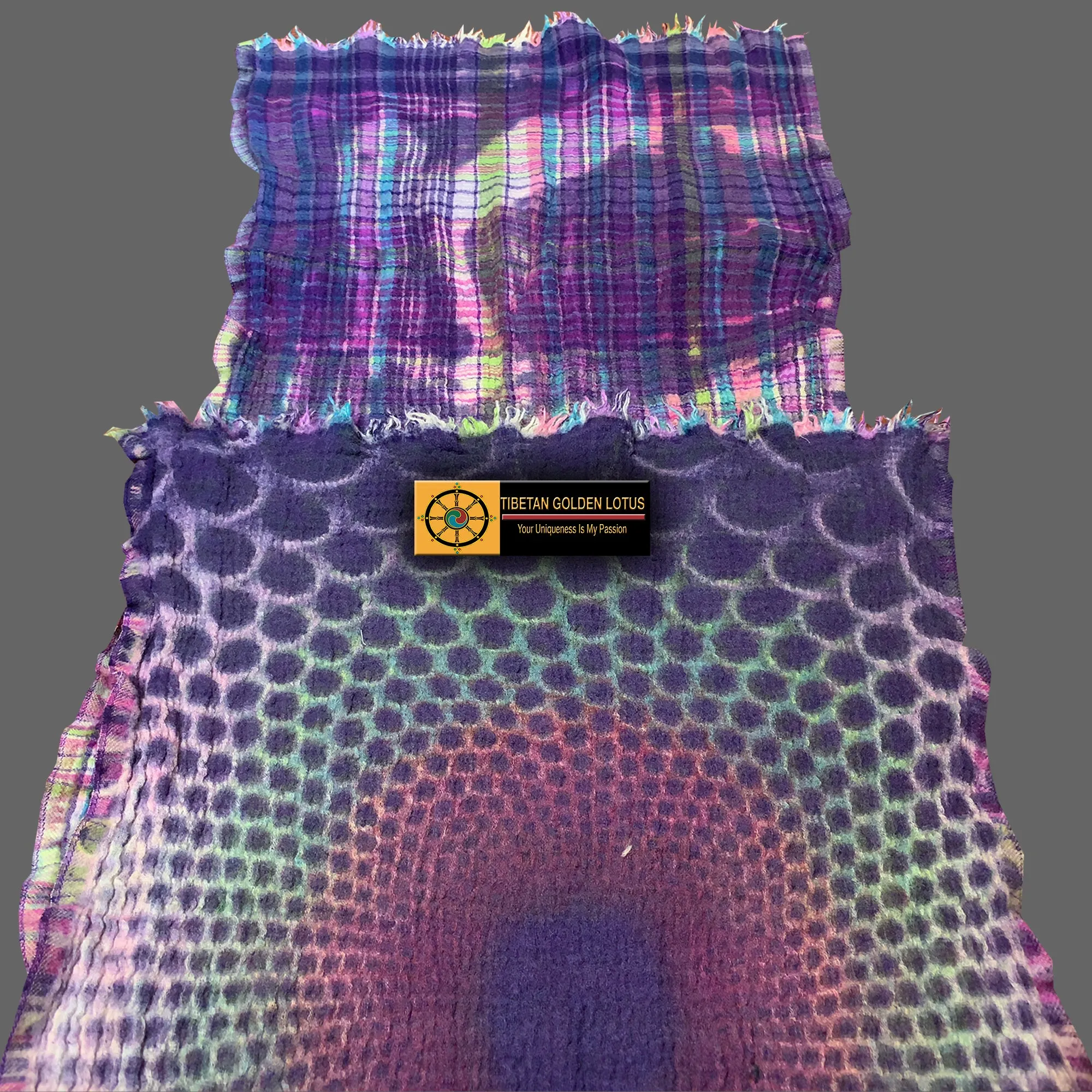 Boiled wool shawl, a neck wrap