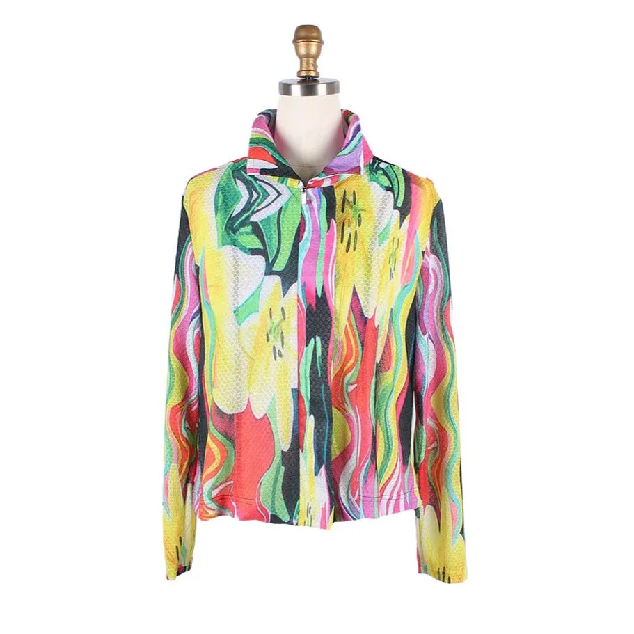Damee Vibrant Jacket & Shell in a Bold Citrus Print - 31426 - Size M Only!