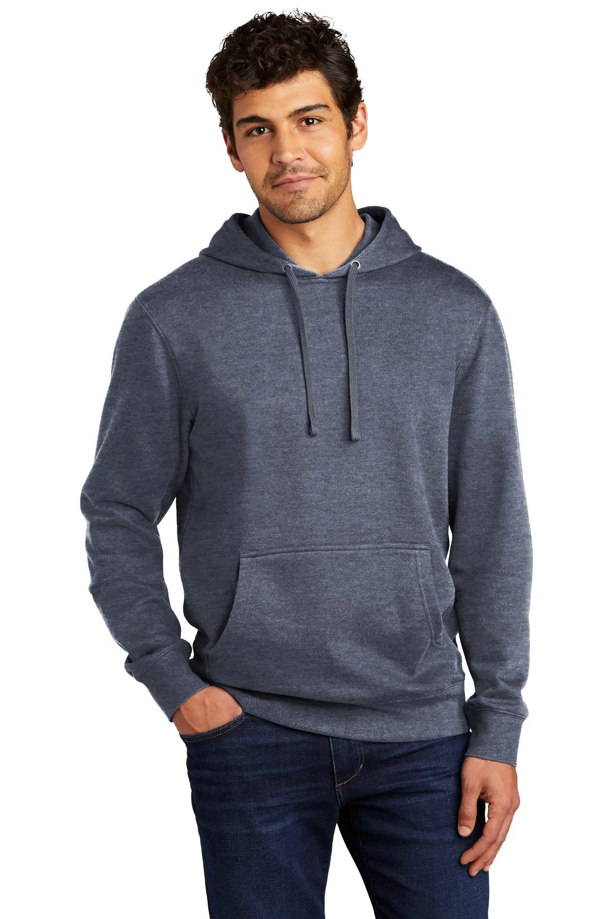 District Men's V.I.T.Fleece Hoodie DT6100 2 of 3
