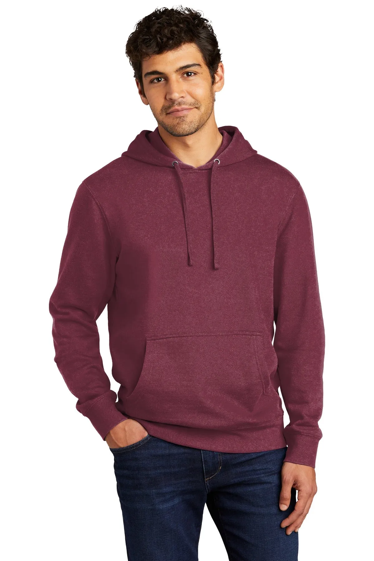 District Men's V.I.T.Fleece Hoodie DT6100 2 of 3