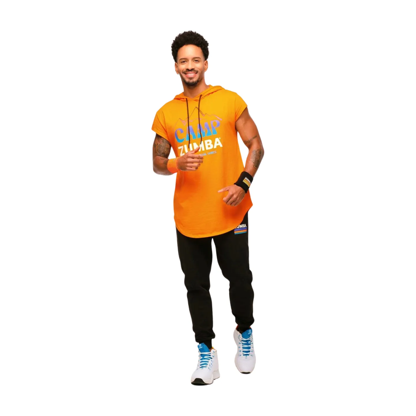 Explore Men's Cap Sleeve Hoodie Top