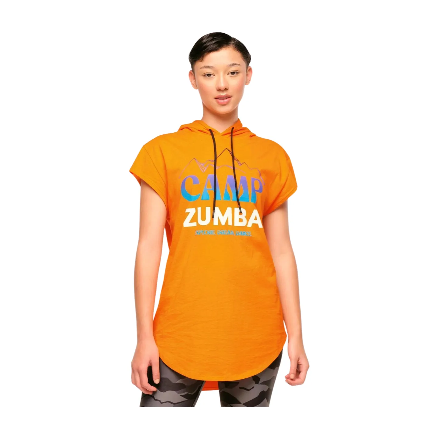 Explore Men's Cap Sleeve Hoodie Top