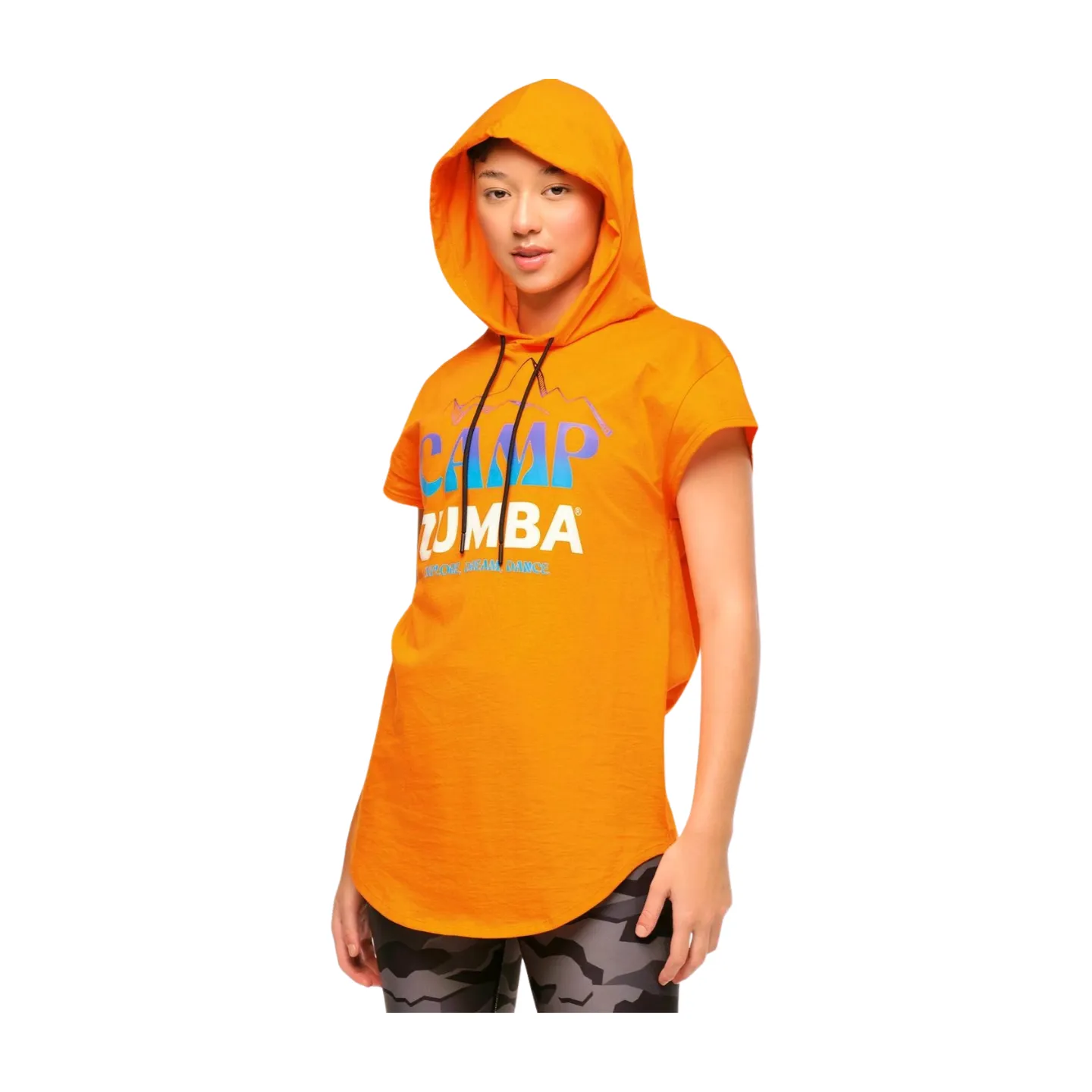 Explore Men's Cap Sleeve Hoodie Top