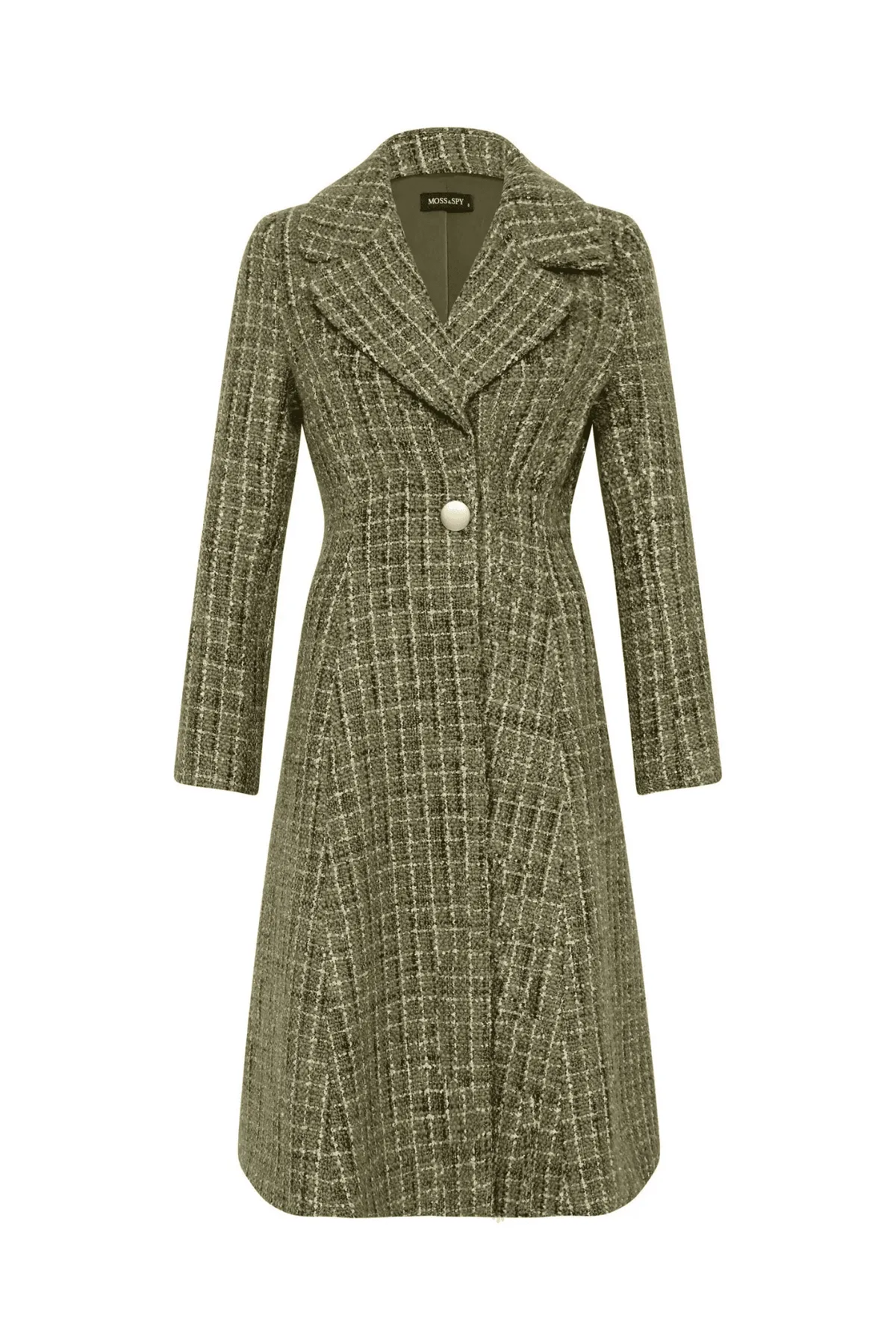 FRANCINE COAT OLIVE/BLACK/GOLD