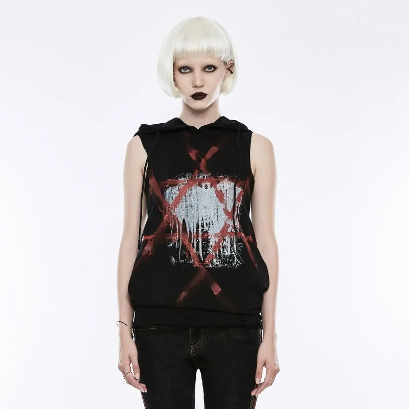 Fringe Dweller Sleeveless Hoodie