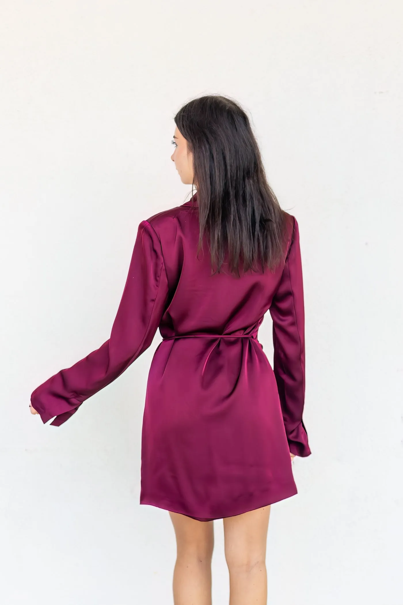 GRACE SATIN DRESS