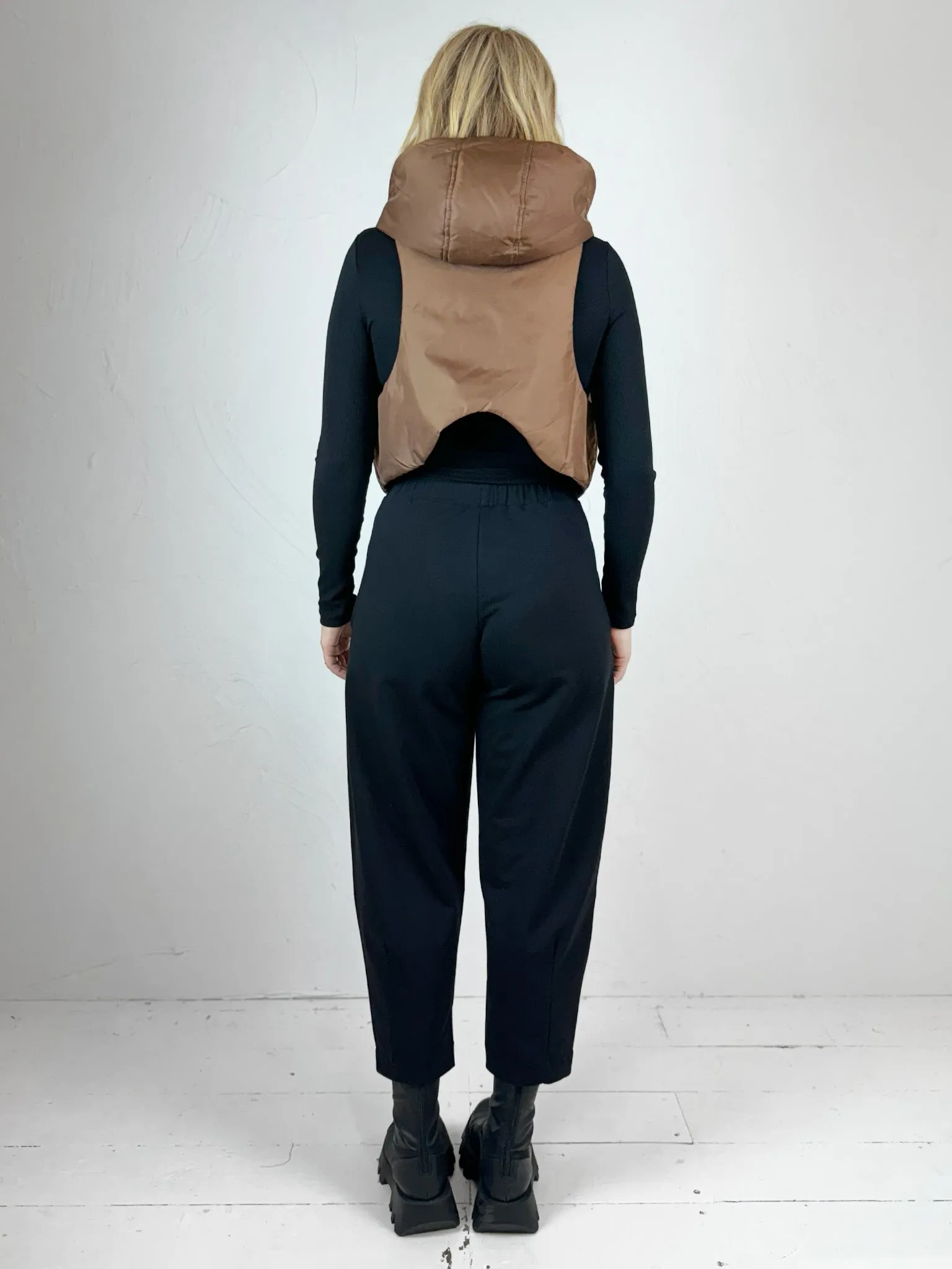 Hana San Ivan Cropped Padded Gilet - 2 Colours