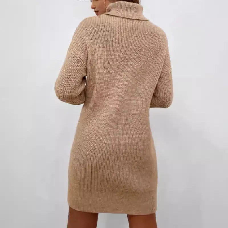 Matior™ | Viral Turtle Neck Sweater Dress
