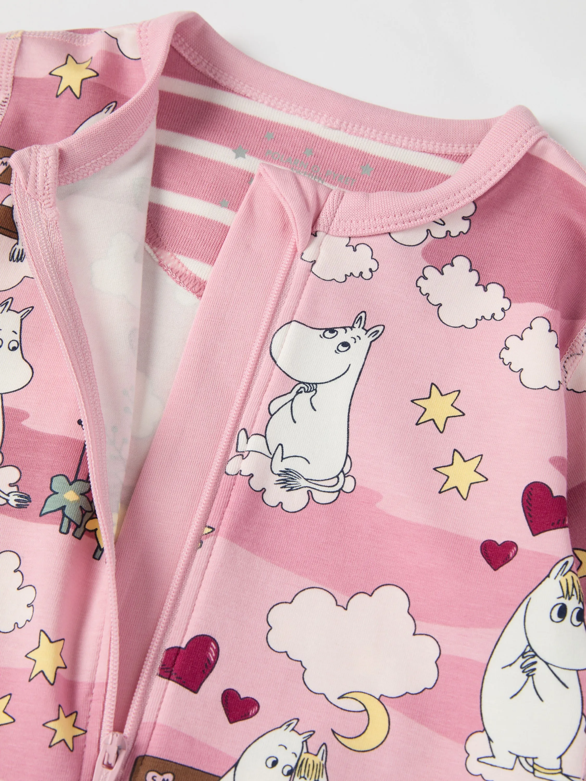 Moomin Print Baby Sleepsuit