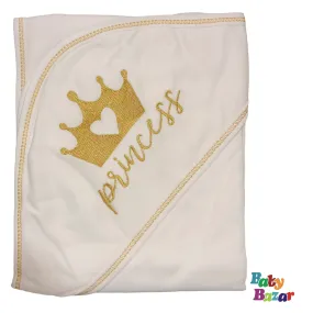 New Born Baby Wrapping Shawl In Princess Print (31" x 29")