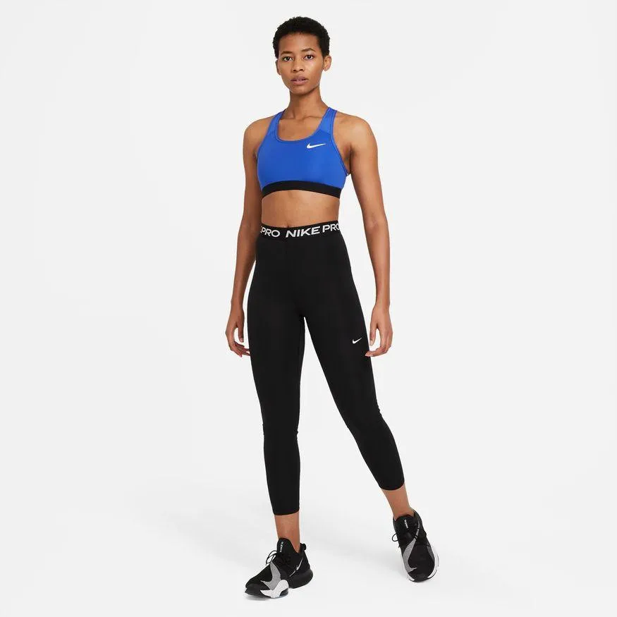 Nike Pro 365 Womens High Waisted Cropped Mesh Panel Leggings