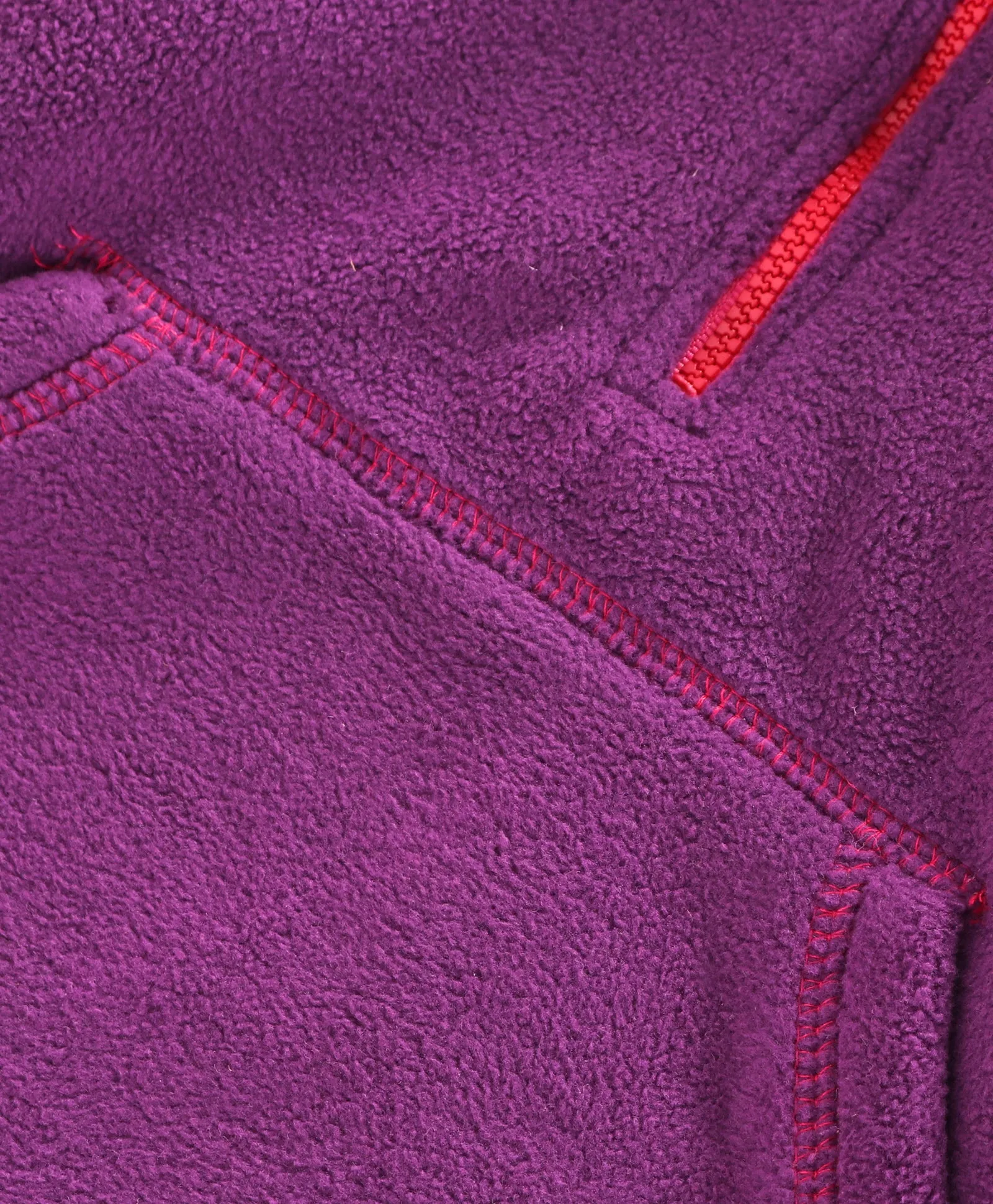 Polar-Fleece High Collar Purple Color Sweatshirt for Kids