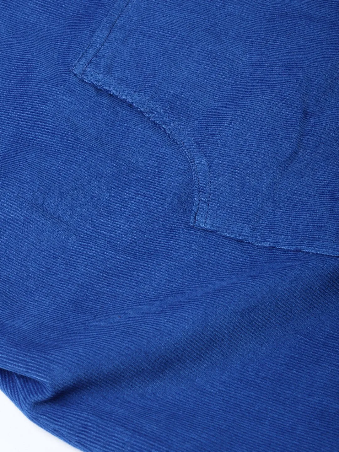 Royal Blue Corduroy Pinafore Dress