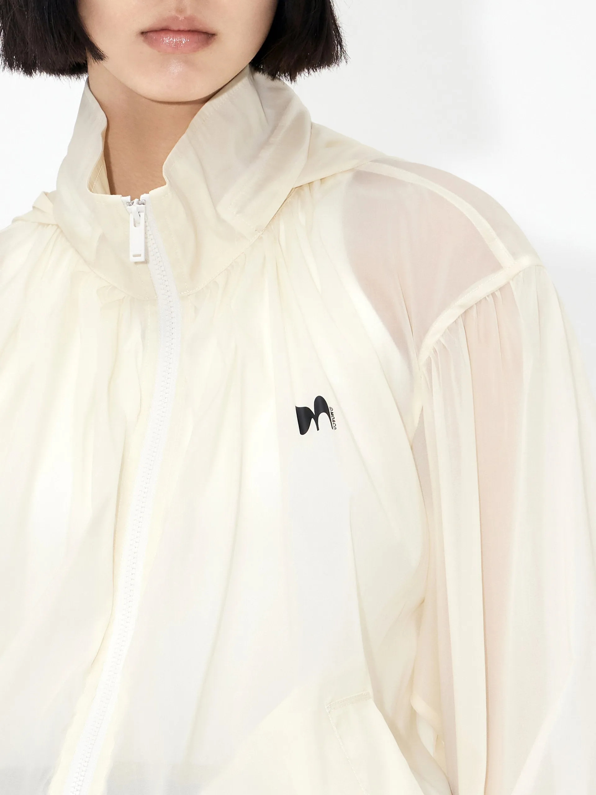 Sheer Hoodie Jacket
