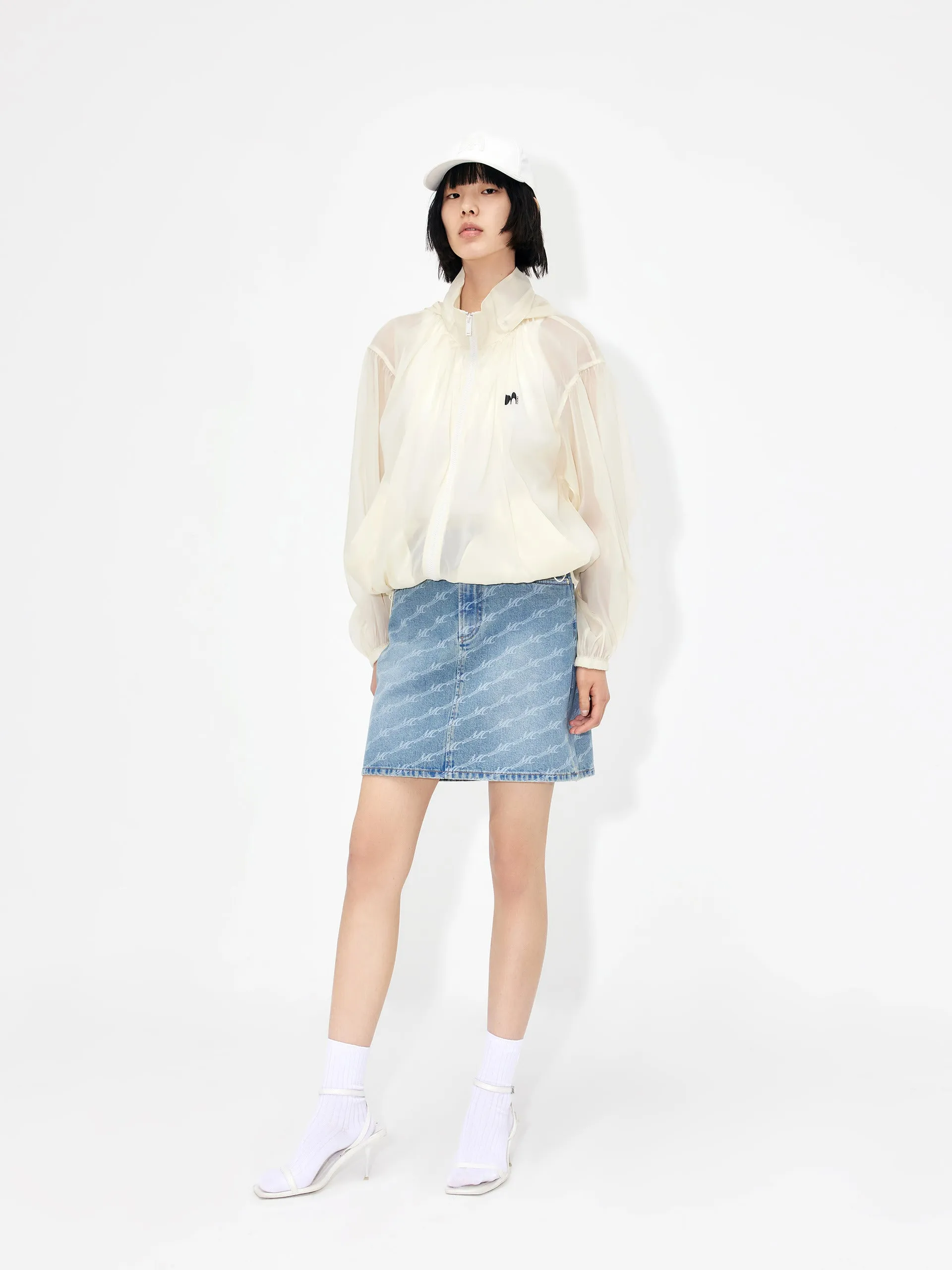 Sheer Hoodie Jacket
