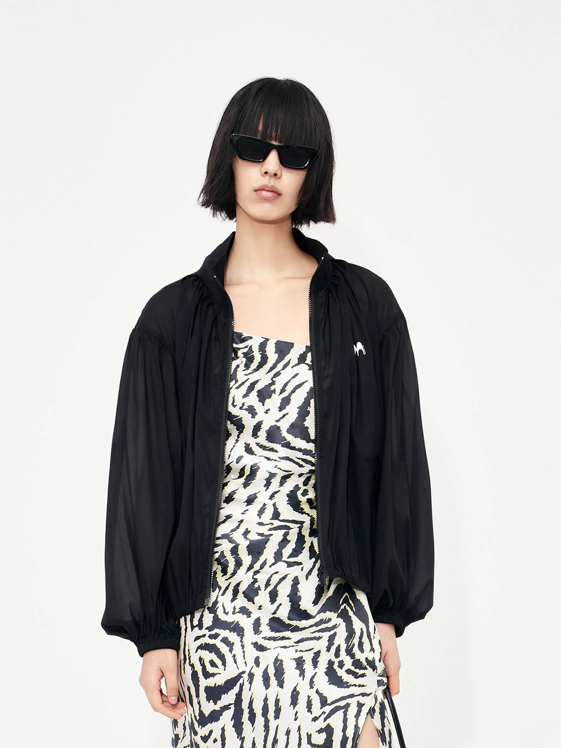 Sheer Hoodie Jacket