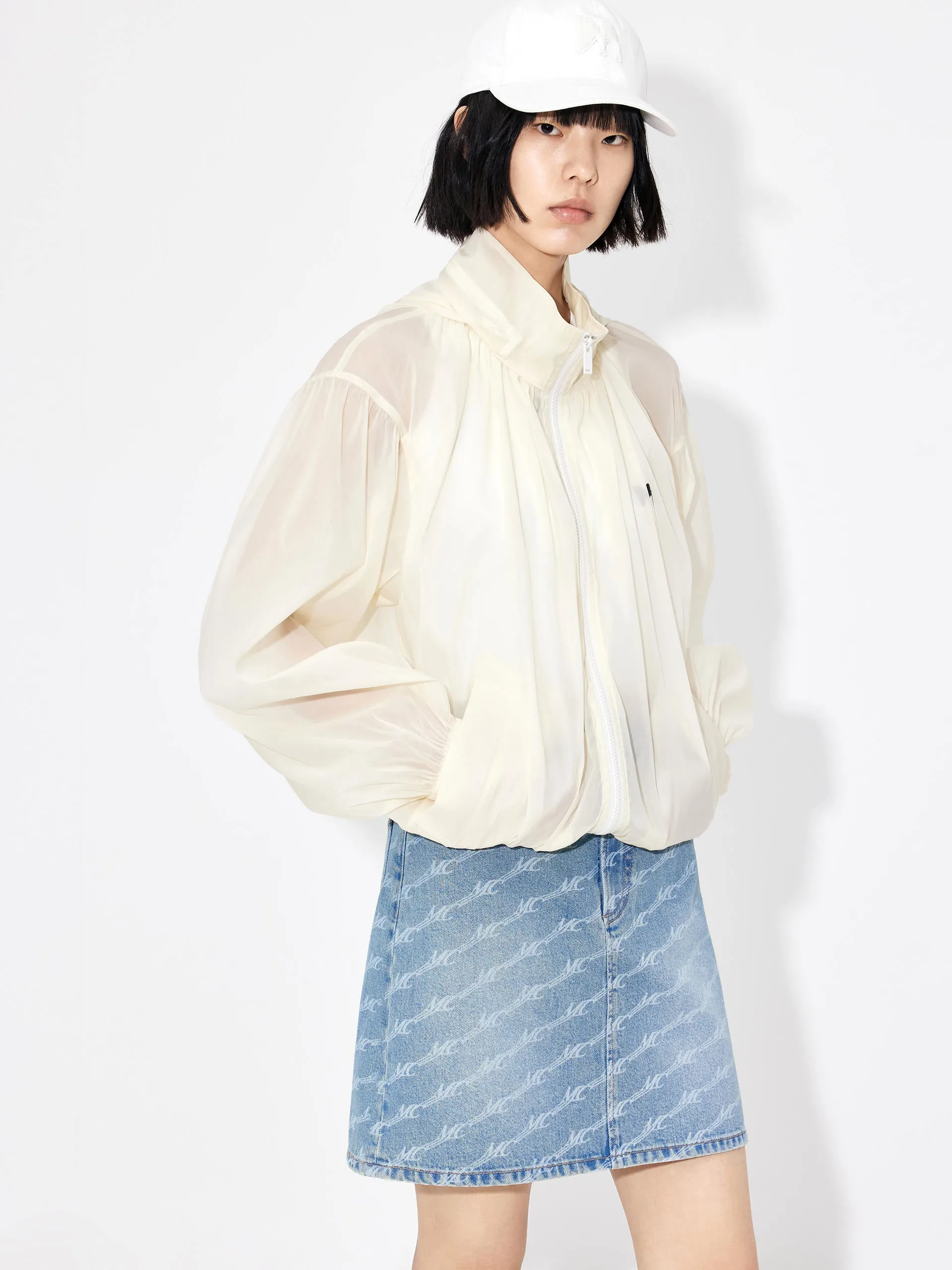 Sheer Hoodie Jacket