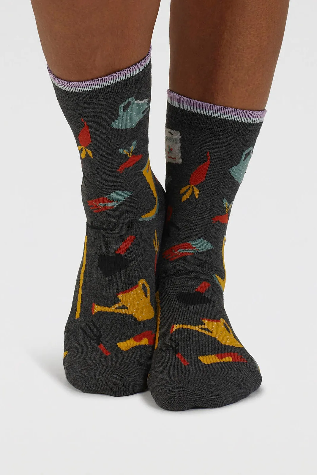 Thought Ginney Patterned Bamboo 7 Pack Sock Gift Box