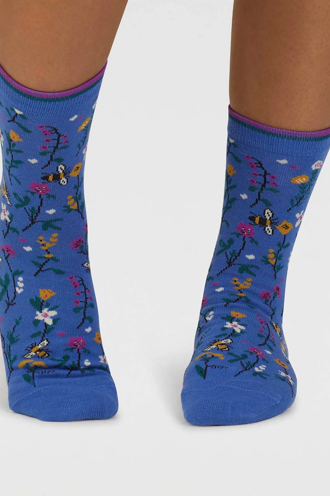 Thought Ginney Patterned Bamboo 7 Pack Sock Gift Box