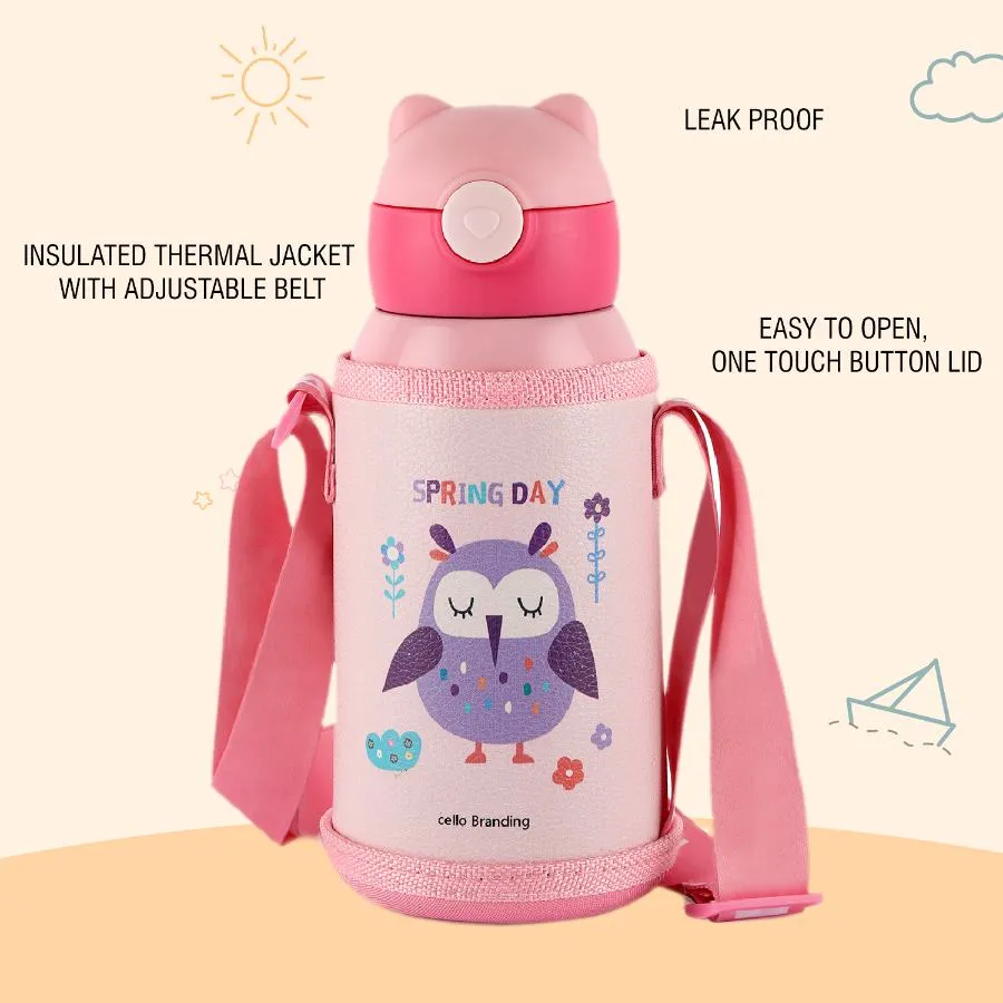Toddy Hot & Cold Stainless Steel Kids Water Bottle, 550ml