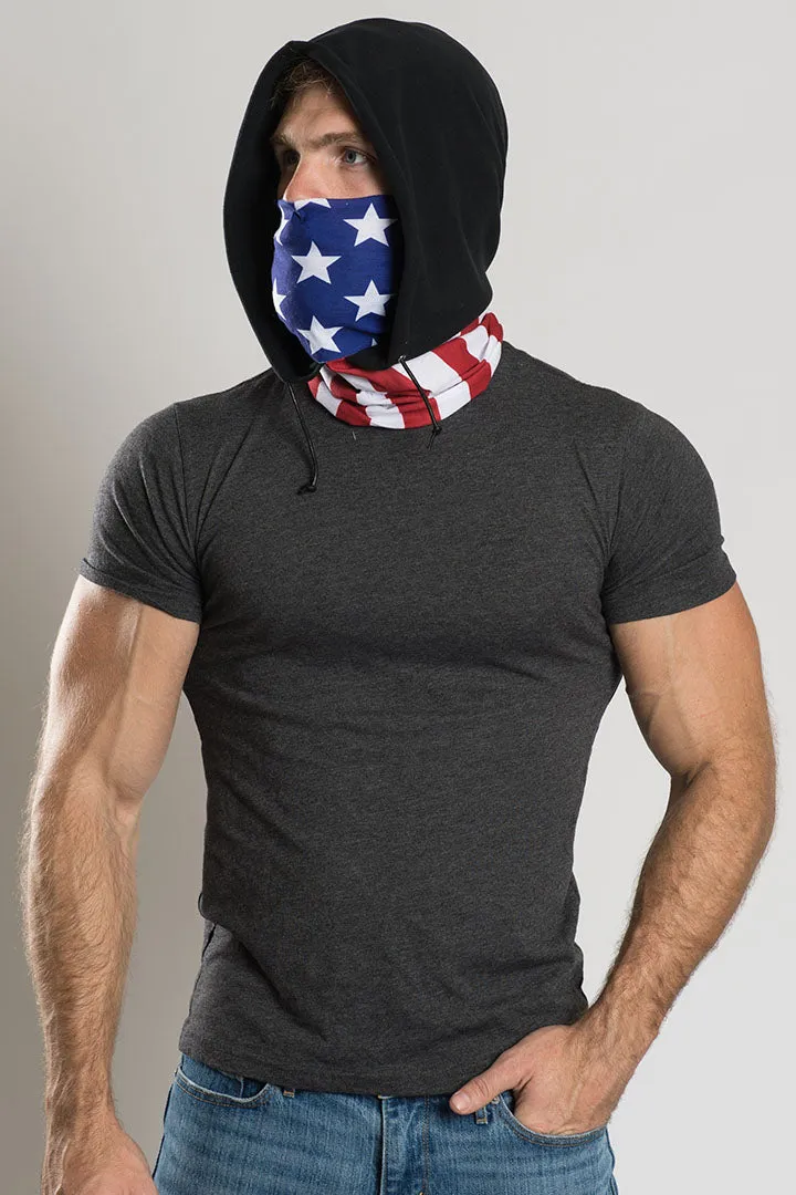 Traditional Red White & Blue Hoodie Tube