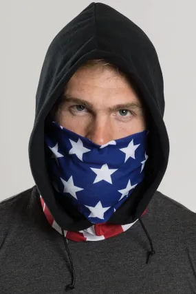 Traditional Red White & Blue Hoodie Tube
