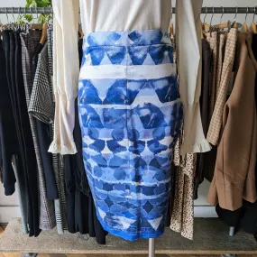 Valerie Dumaine // Hilma Skirt Faux Suede Print