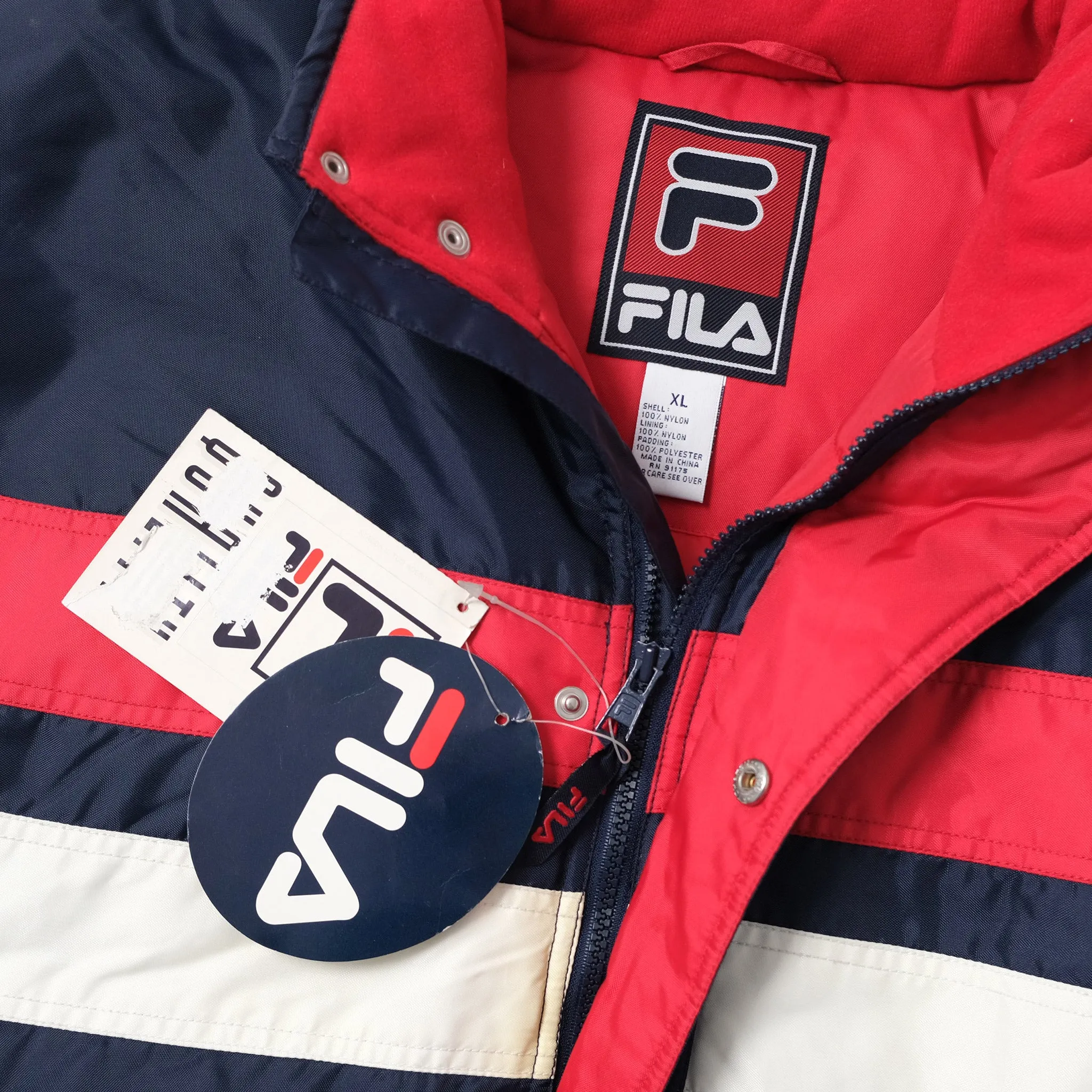 Vintage Deadstock Fila Puffer Jacket XLarge