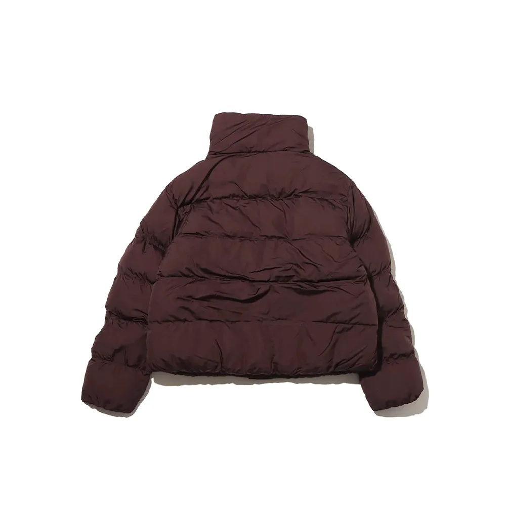 W Short Vegan Puffer Jacket 'Brown'