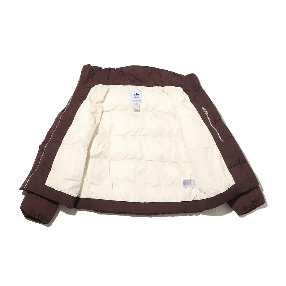 W Short Vegan Puffer Jacket 'Brown'